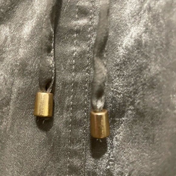 Free People Cassidy Silky Smocked Romper Olive Green  Size XS - Picture 12 of 15